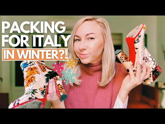 WHAT TO WEAR IN WINTER IN ITALY - Make Sure to Pack THESE Items! I Pack for Italy I Italy Travel