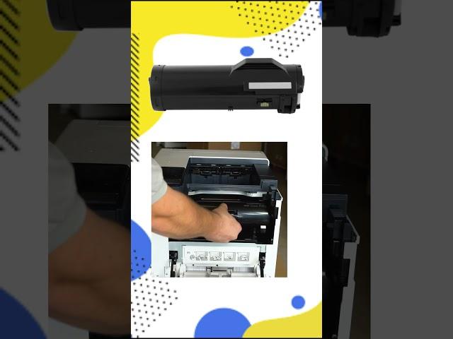 how to replace a toner for Xerox VersaLink B605 B600 B610 B615?