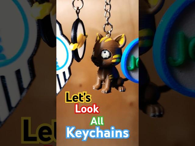 All Keychains #keychain #car #cars #3dprinting #3dprinter #3d #pedro #look #dj #remix #music