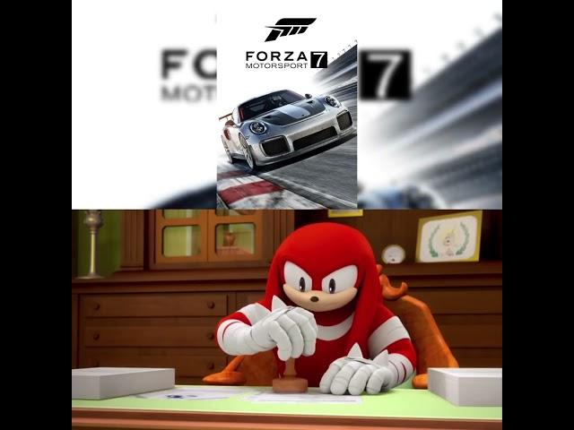 Knuckles rates all Forza games