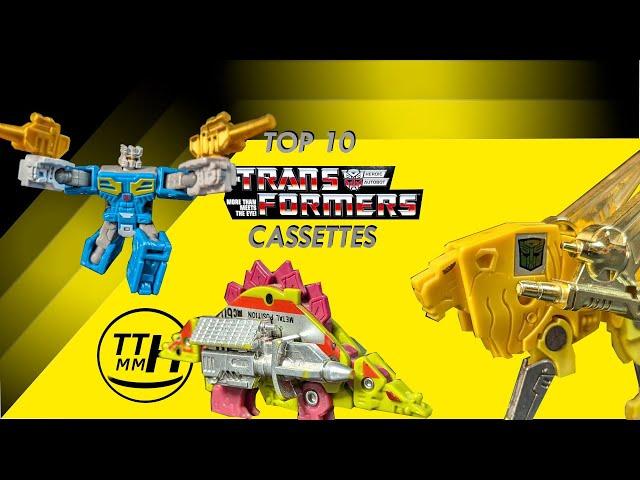 Top 10 Transformers Cassette Bots (Stop Motion)