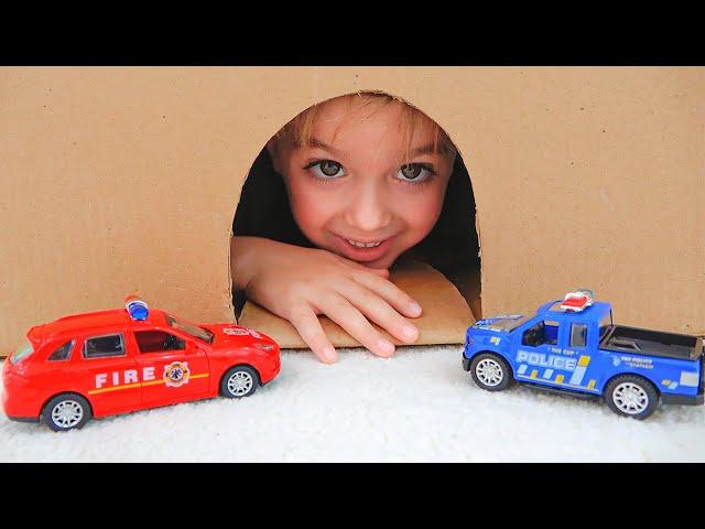 Vlad und Niki spielen mit Spielzeugautos - Sammlung von Auto-Videos für Kinder