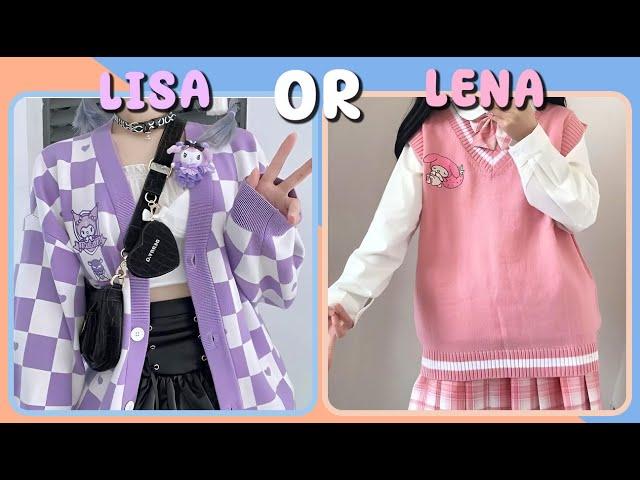 Lisa or Lena (Sanrio Edition) Long Compilation | iQuiz #lisa #lena #sanrio #kuromi #iquiz