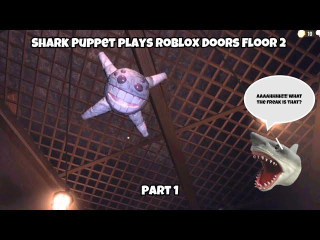 SB Movie: Shark Puppet plays Roblox Doors Floor 2! (Part 1)