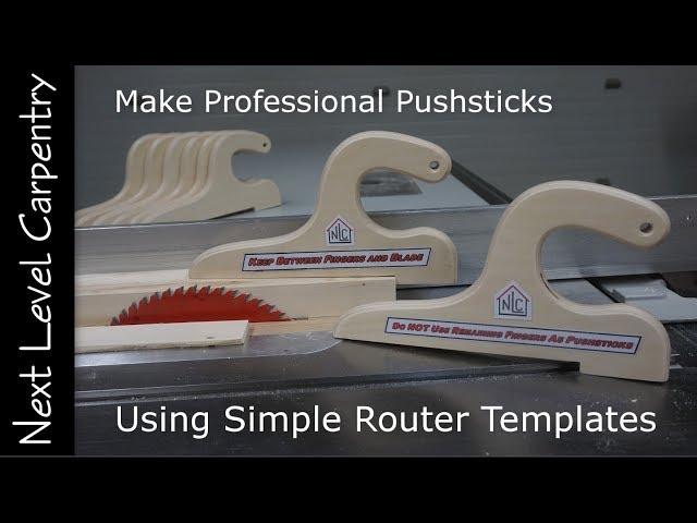 Make Professional Push Sticks for Workshop Safety