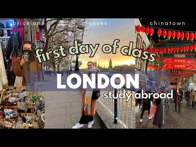 First Day of Class in London! Study Abroad