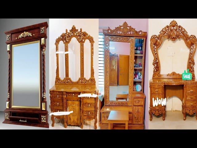 Top 20+ wooden dressing table design | Unique and modern wooden dressing table designs 2024