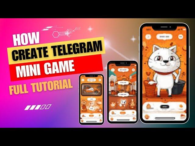 in just 20 minutes I create telegram mini game /telegram mini bot