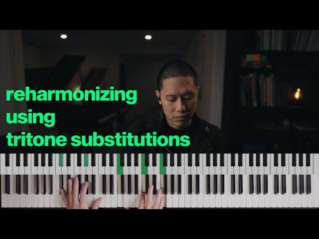 Jazz Reharm Using Tritone Substitutions on "All The Things You Are." Detailed Breakdown of Voicings.