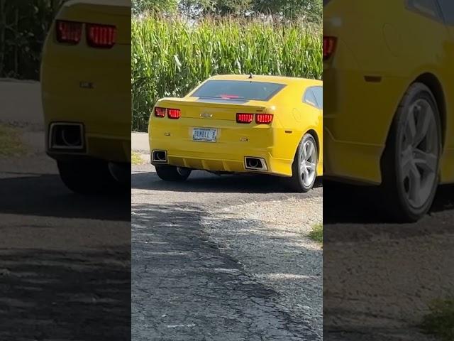 Straight Piped Camaro SS with Long Tube Headers. #camaross #detailing