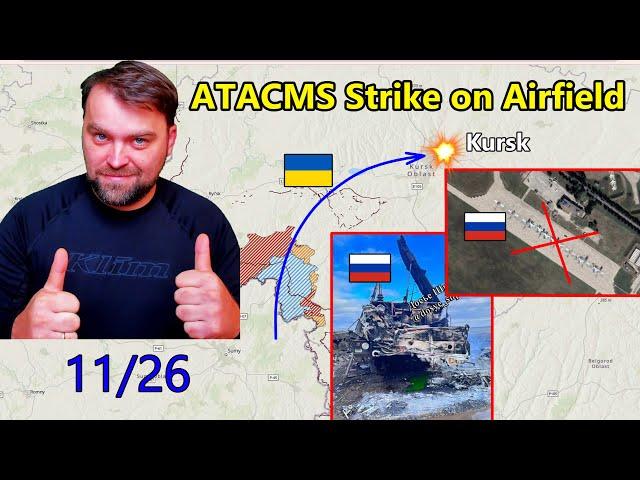 Update from Ukraine | Wow! Ukraine Strikes Ruzzian Military Airfield with ATACMS | Huge Win!