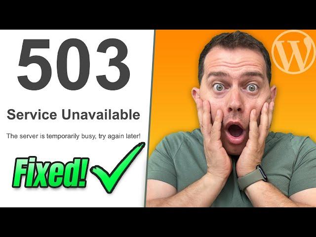 How to Fix 503 Service Unavailable WordPress Error (Quick Solution)