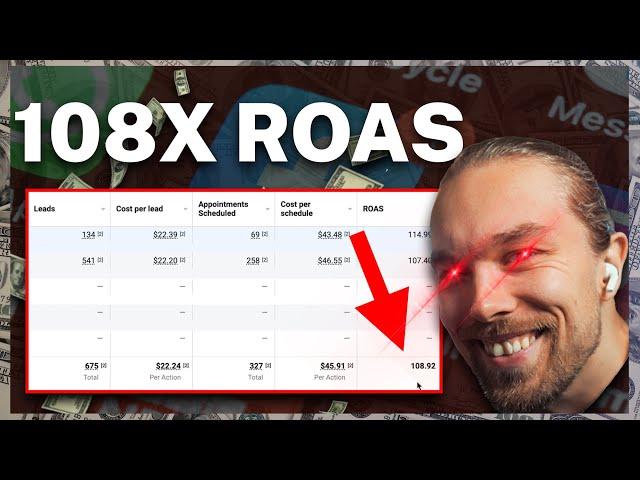 $1,5 Million Per Month SMMA Roofing Campaign EXPOSED (108X ROAS)