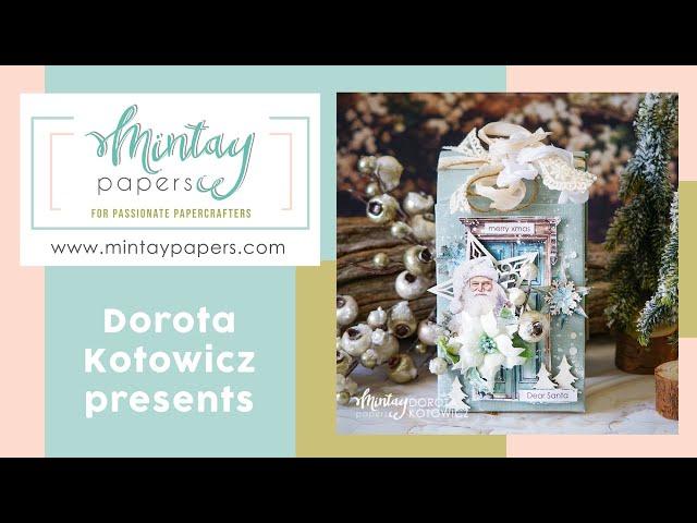 #284 | Mini album with Christmas Blessings collection | Dorota Kotowicz