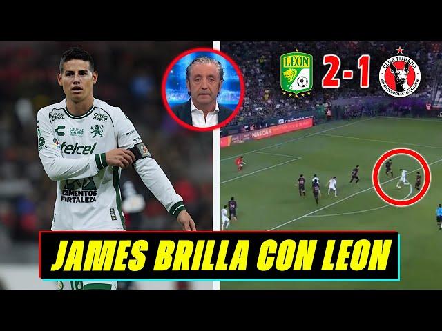 ASI REACCIONA PRENSA ESPAÑOLA y MEXICANA a PARTIDO de JAMES RODRIGUEZ LEON vs TIJUANA