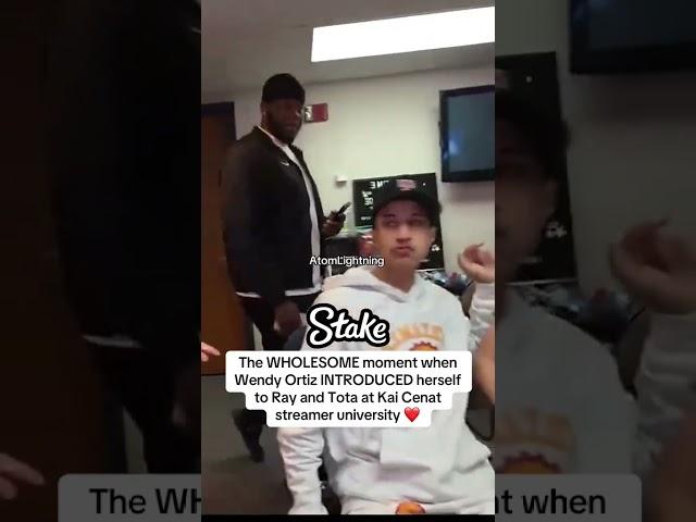 The WHOLESOME moment when Wendy Ortiz INTRODUCED herself to Ray and Tota#wendy #tota #ray #kai