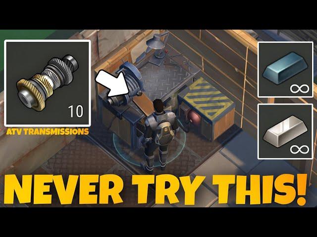 RECYCLING 10 ATV TRANSMISSION(NEVER TRY THIS!) - WHAT CAN YOU GET? - Last Day on Earth: Survival