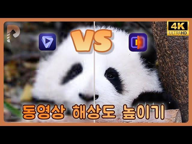 [동영상 화질 높이기]최고의 2가지 해상도 높이는 프로그램 추천!!!Topaz VS HitPaw VikPea[2024]