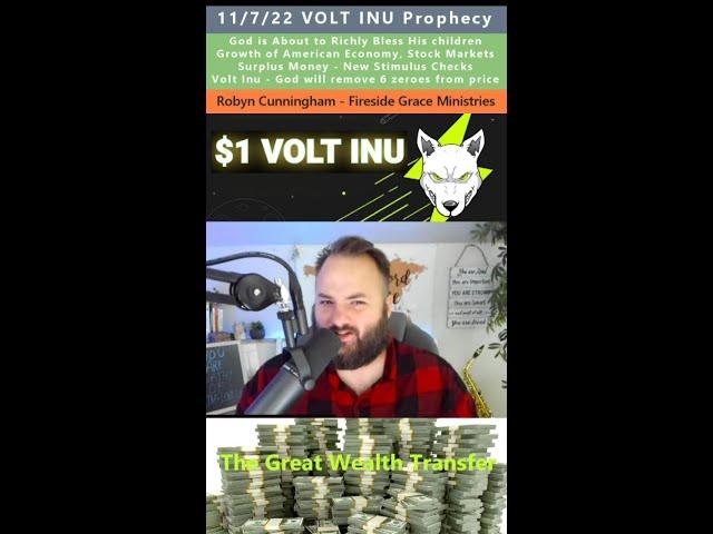 $1 VOLT INU Crypto, Wealth Transfer prophecy - Robyn Cunningham 11/7/22