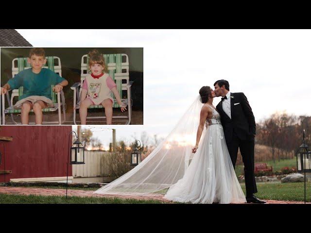 Childhood Neighbors Get Married // Pennsylvania Wedding Video // Nikki + Brit