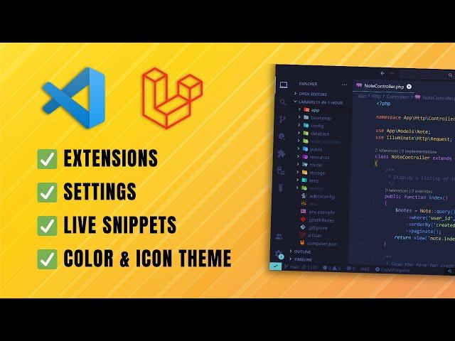 Setup VSCode for Laravel Development