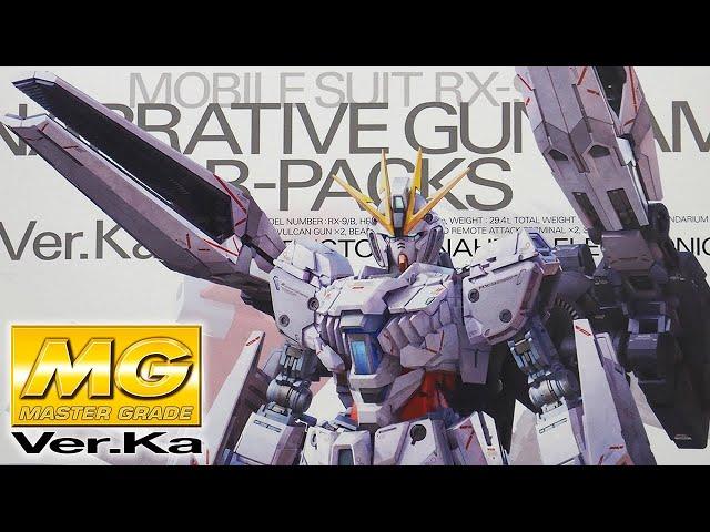 MG 1/100 NARRATIVE GUNDAM B-PACKS Ver.Ka gunpla review