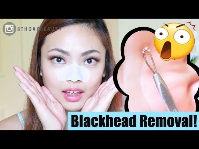 Korean Blackhead Removal Routine - Skinmiso Pore Beauty Nose Pack Review & Demo