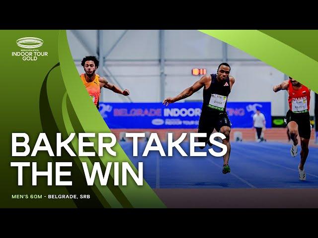 Baker blazes 6.53 to win 60m at Belgrade Indoor Meet | World Indoor Tour 2025