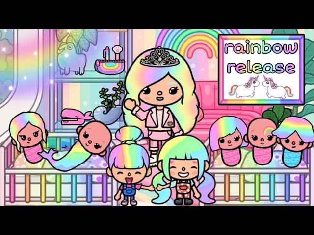 RAINBOW HAIR FAMILY  COMPILATION /Toca sad stories/ Toca boca