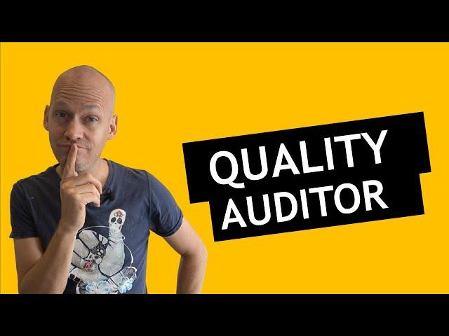 Understanding the Quality Department tasks and structure: Quality Management System Auditor (8/9)