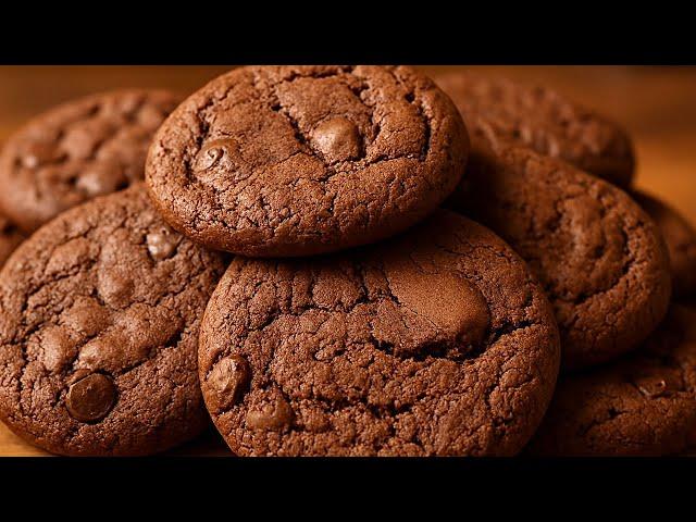Chocolate Crackle Cookies: Ready in 10 Minutes  BUTTER-FREE