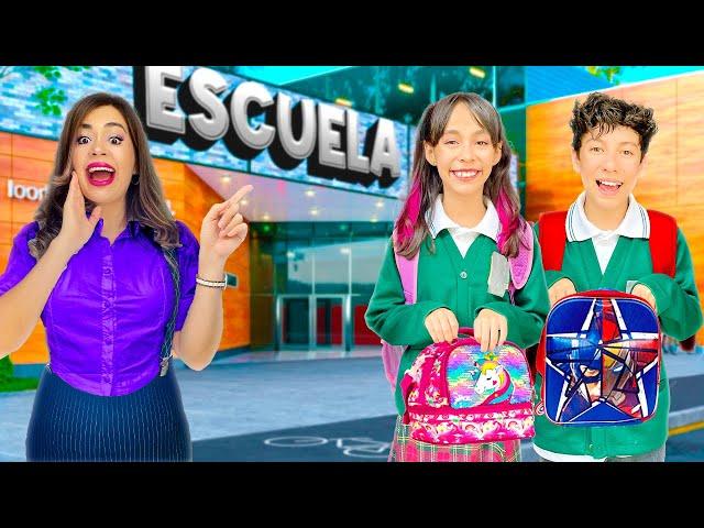 MI MAMÁ NOS LLEVA A LA ESCUELA *Spay busca mi diario*  | Karla Bustillos