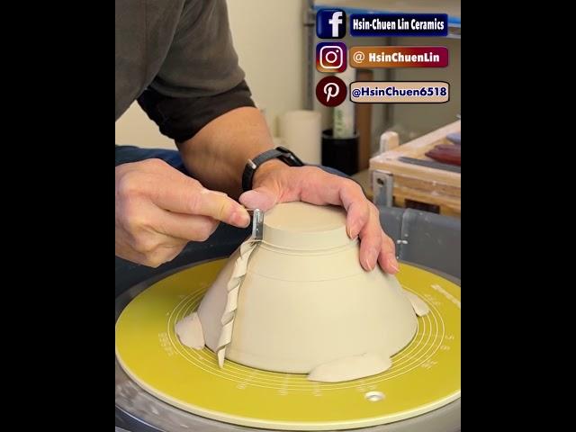 827-1. Using Patented Rulers to Trim a Tall-footed Bowl