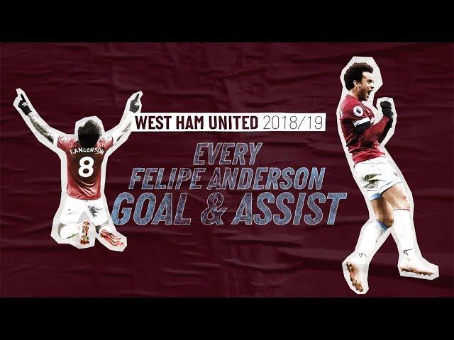 EVERY FELIPE ANDERSON GOAL & ASSIST | 2018/19