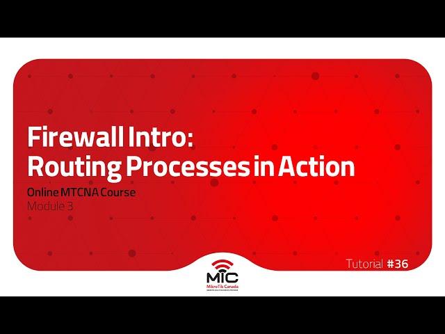 Firewall in RouterOS: Routing Processes in Action