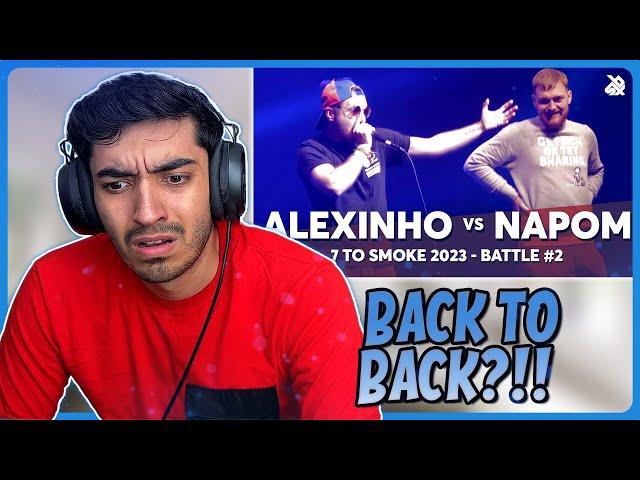 SAVAGE REACTS | Alexinho  vs NaPoM  | GRAND BEATBOX BATTLE 2023: 7 TO SMOKE | Battle 2