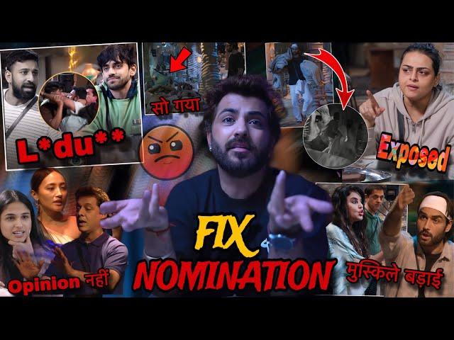 #BIGGBOSS18 : FIXXED NOMINATION RAJAT SARA SHRUTIKA CRAZY ON VIVIAN DIGVIJAY KASHISH