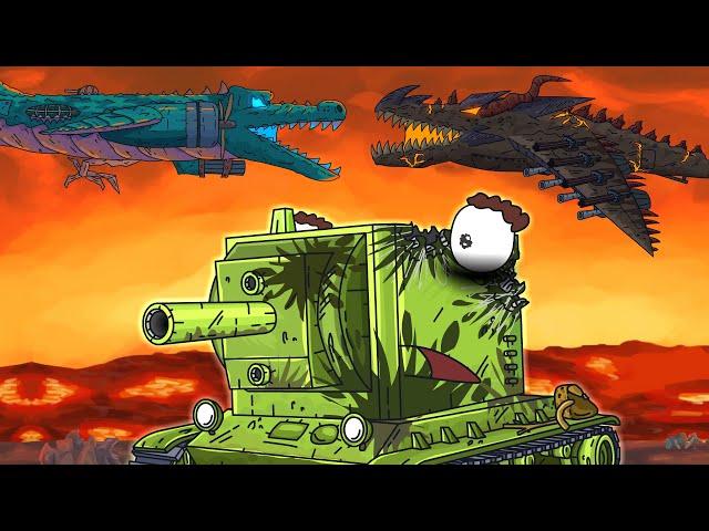 I AM LEFT ALONE. IRON DRAGON VS FALLEN DRAGON - Cartoons about tanks