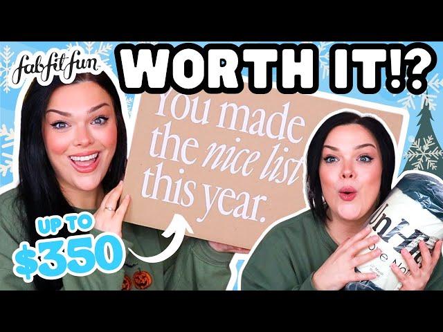 REALLY WORTH $350?! | Winter 2024 FabFitFun Unboxing!