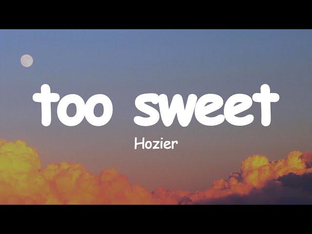 Hozier - Too Sweet (Lyrics)