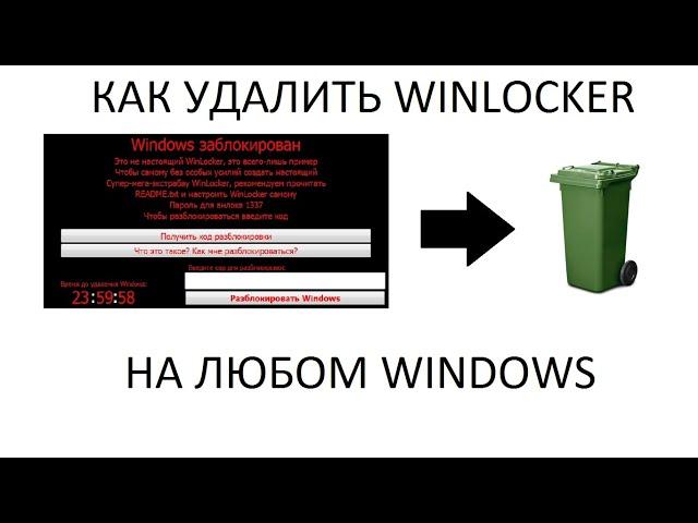 Как удалить Winlocker в Windows 10, 8, 7