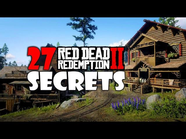 27 SECRETS That Are Very Hard To Find in Red Dead Redemption 2