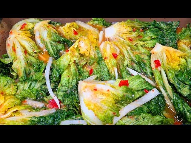 Make "Bomdong water kimchi" before spring arrives