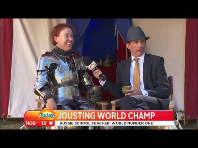 THE WORLD CHAMPION FEMALE JOUSTER