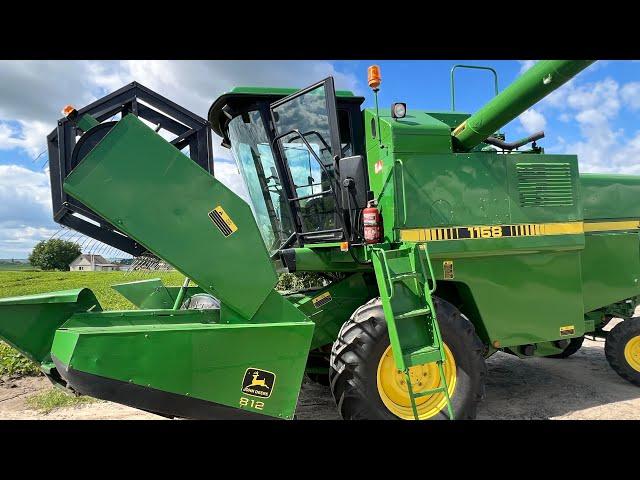 Капсула часу!! 1590 м/г John Deere 1158 жатка 3,6м ШУМАХЕР