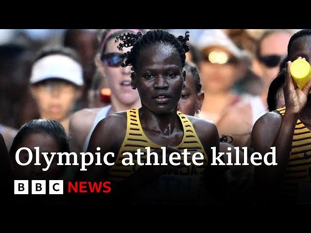 Olympic athlete Rebecca Cheptegei dies after being set alight by ex-boyfriend | BBC News