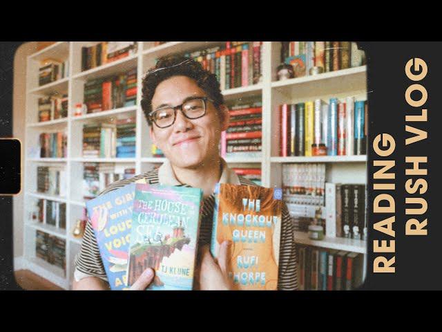 i read, hauled, and annotated some books | reading rush vlog