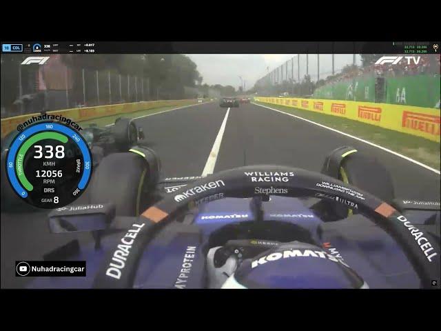 Franco Colapinto First Overtake In Formula One