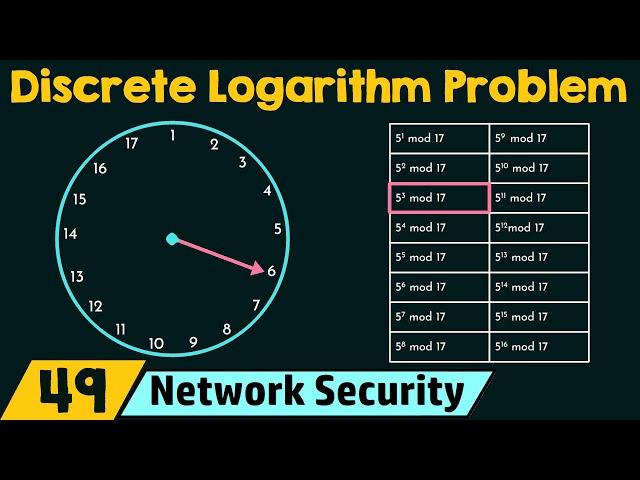 The Discrete Logarithm Problem