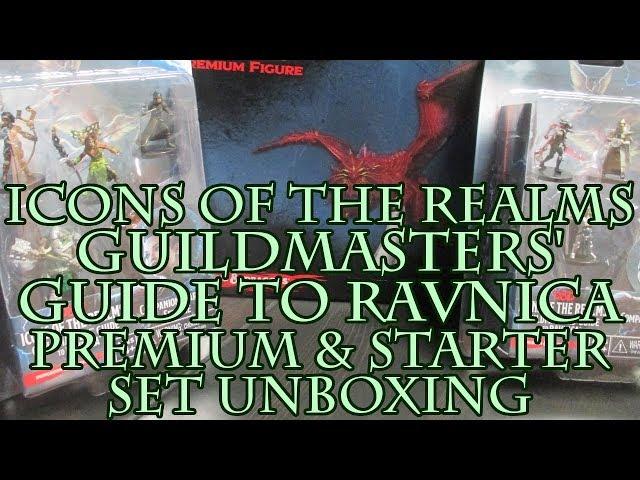 Icons of the Realms Guildmasters' Guide to Ravnica Premium & Starter Set Unboxing